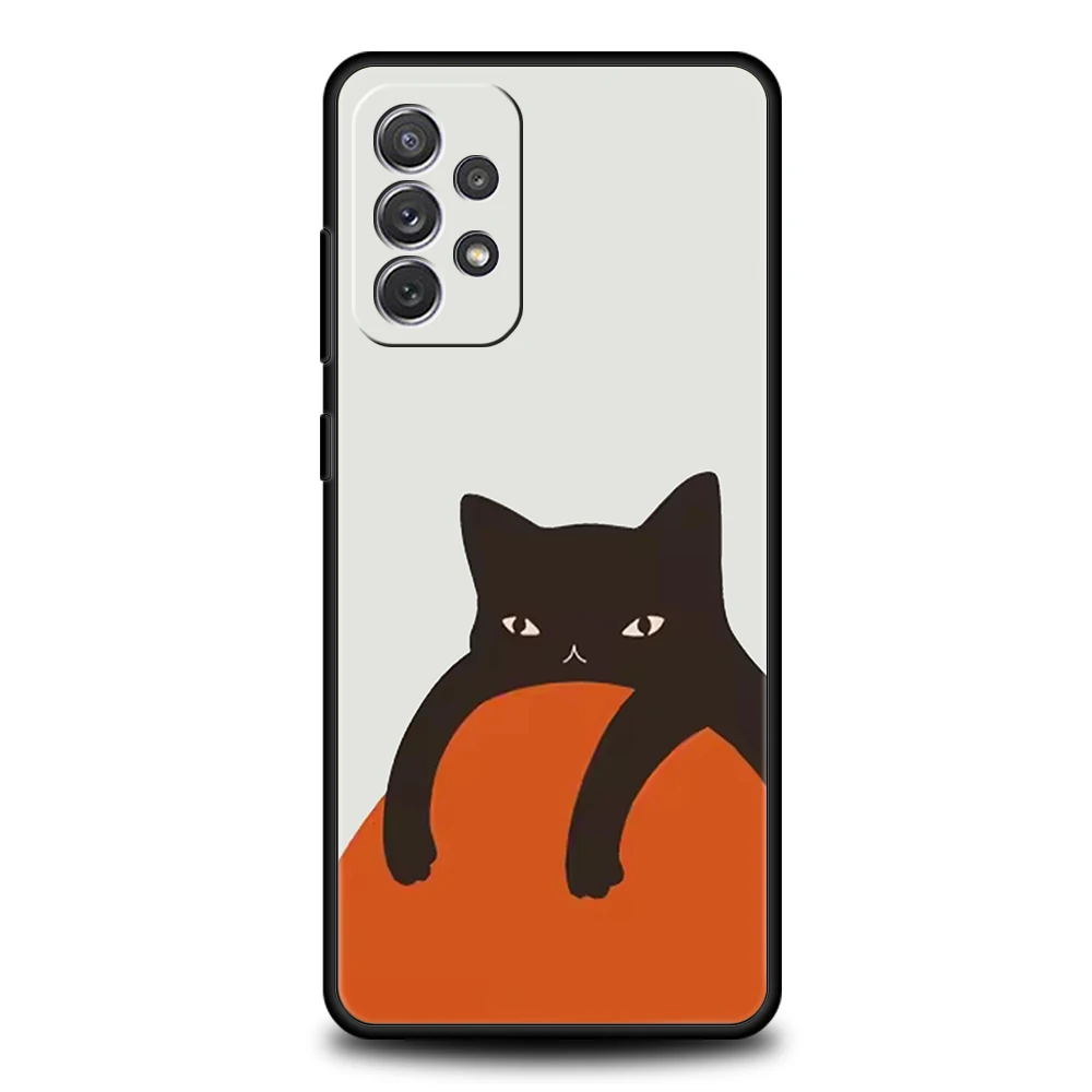 Cute Cat Design Phone Case Cover - Stylish and Durable Protection