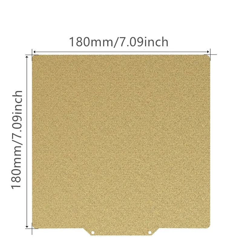 Piano Di Stampaggio Magnetico Flessibile Kingroon KP3S – PEI Doppio Lato, Acciaio A Molla, Oro