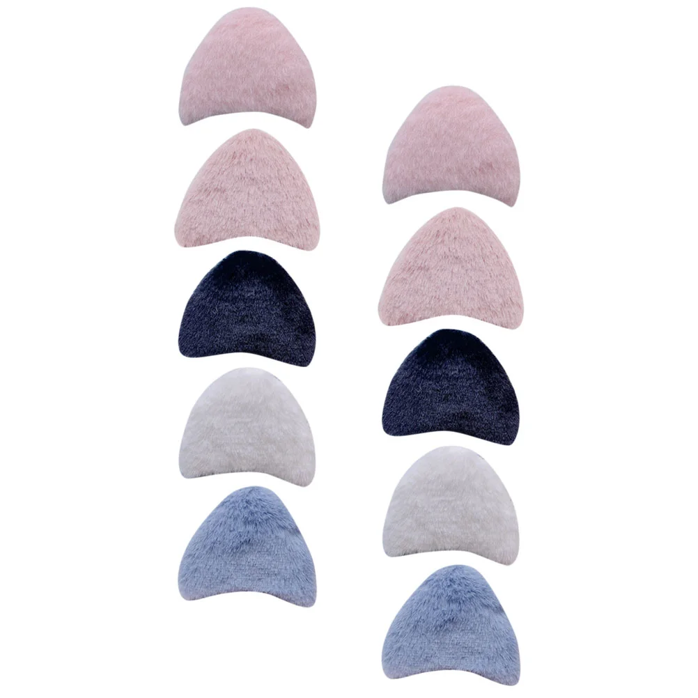 

10 Pcs DIY Headband Charm Making Charms Cat Ears for Hairband Fluffy Decorate Crafting Crafts