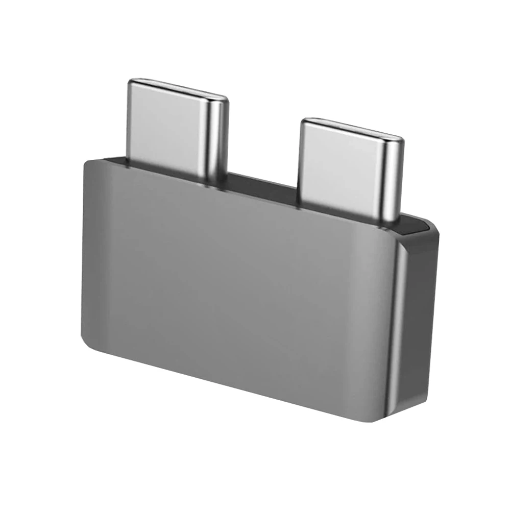 듀얼 C타입 숏 익스텐더, USB 수-암 익스텐션 어댑터 커넥터, 10Gbps