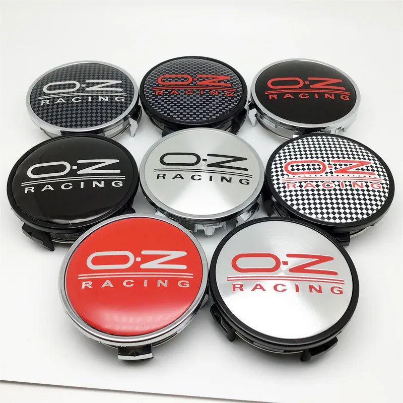 4pcs 62mm Wheel Center Caps Hub Oz Racing Car Rims Dustproof Cover