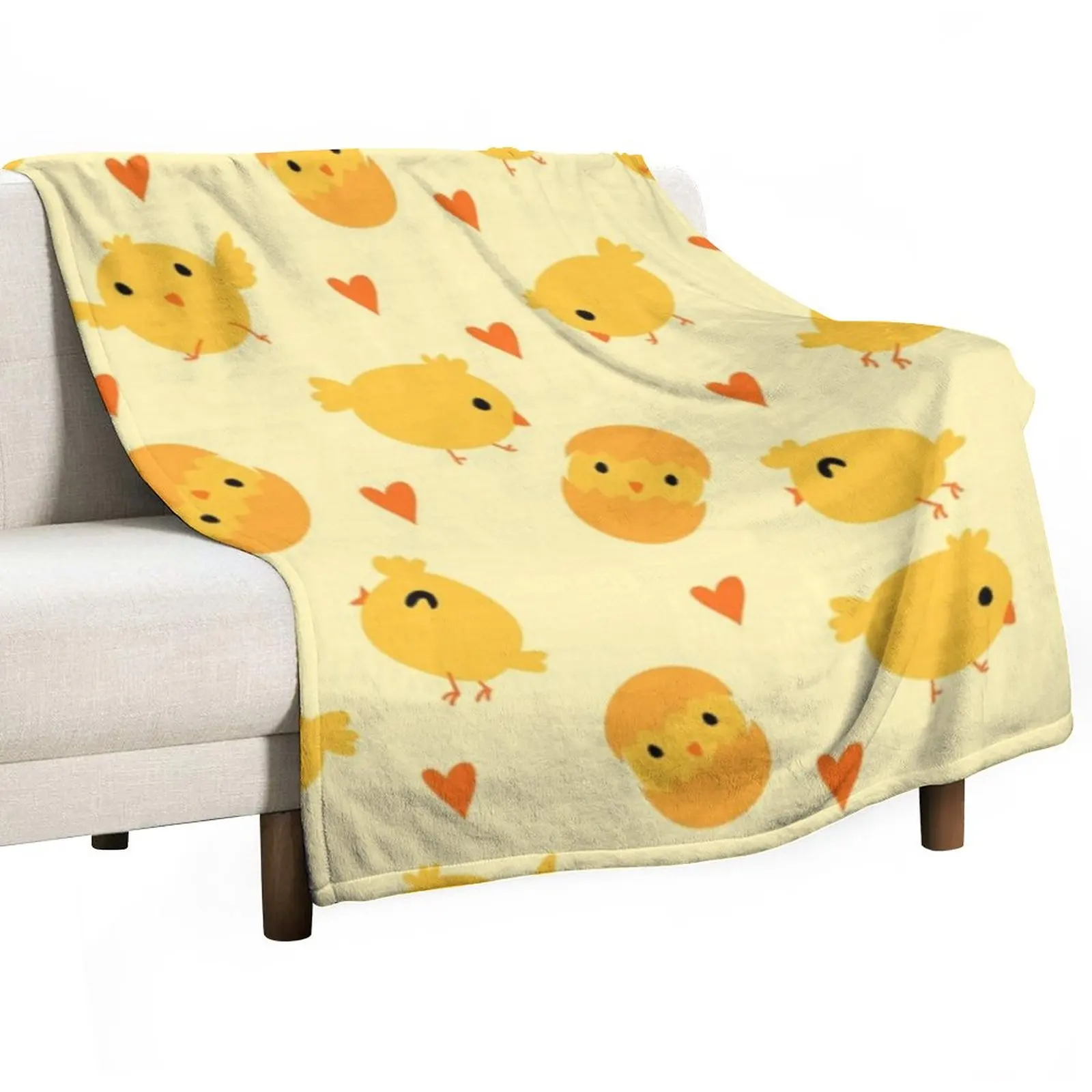

Cute Baby Chicks Throw Blanket Baby Blanket Decorative Blankets