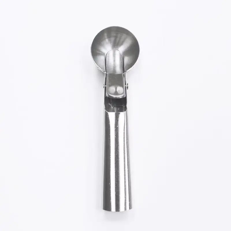 Ice Cream Scoop Cuchara de helado de acero inoxidable con gatillo