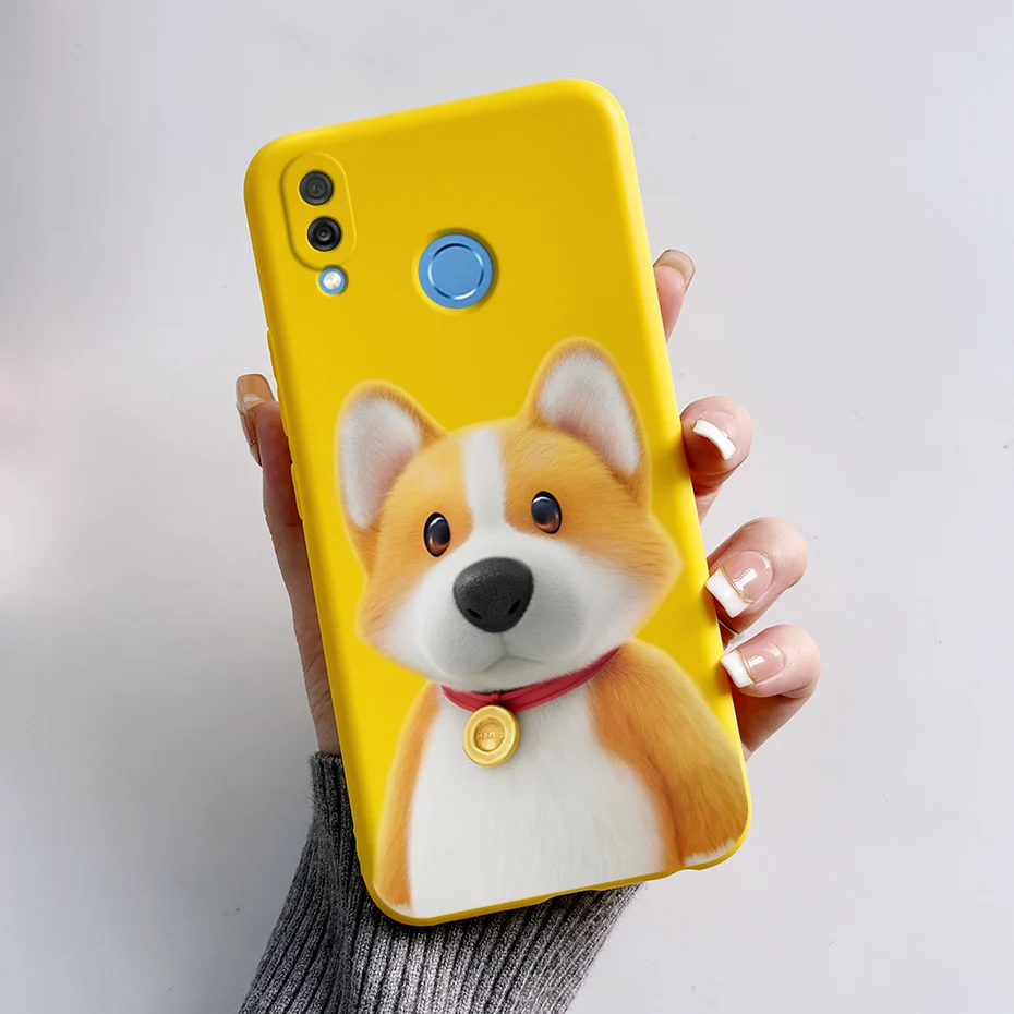 Cute Rabbit & Panda Painted Soft Silicon Cover for Huawei Honor Play 6.3