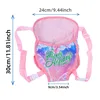 Doll Backpack for 43cm Dolls Mini Carry Bag Baby Born Suit Suitable 18 Inch Dolls Girl's Birthday Present Doll Bag 5