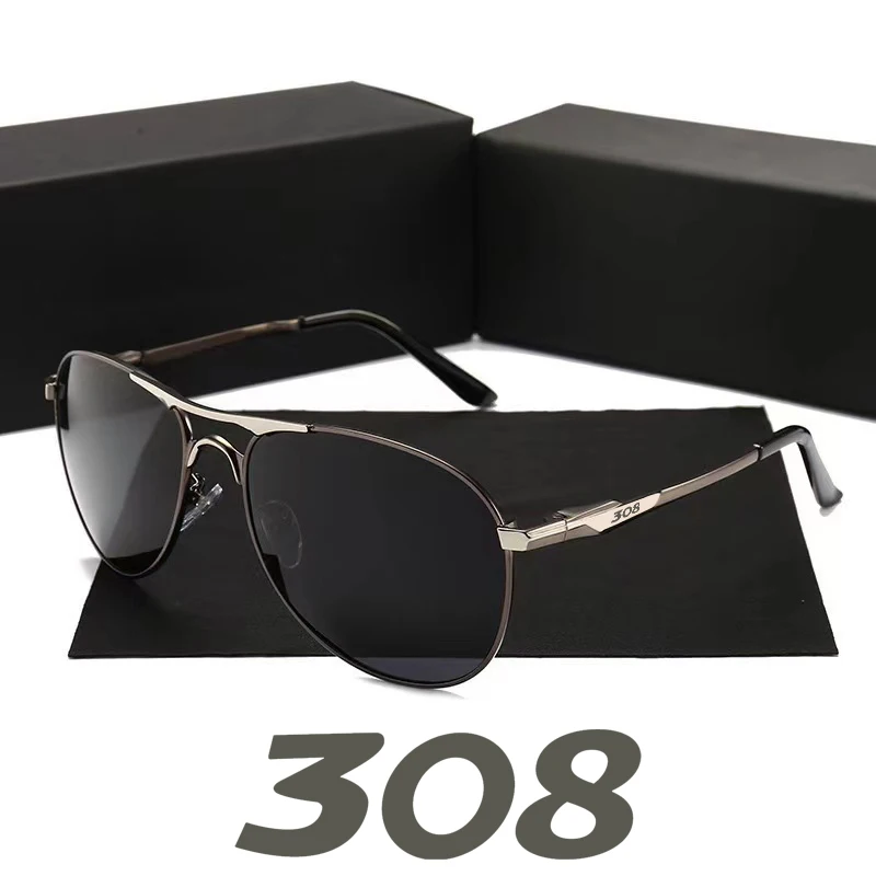 Stylish Men's and Women's Sunglasses UV400 High Quality Polarized Transparent For Peugeot 308 Car Accessories Driving