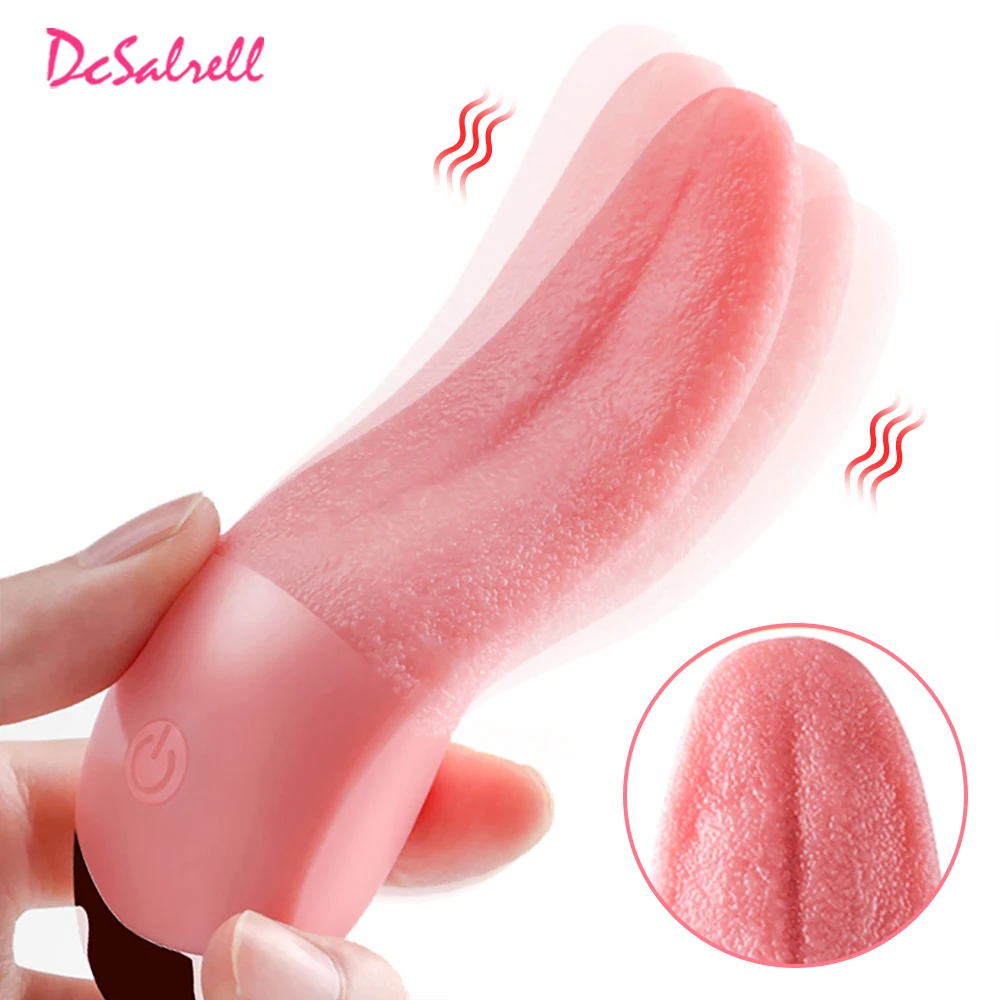 Soft Tongue Licking Vibrator Rechargeable Sex Toy For Women Mini Clit Adult Female Masturbator G Spot Nipple Clitoral Stimulator Best Sex Dolls Near Me Cheap Realistic Love Dolls On Sale  pic