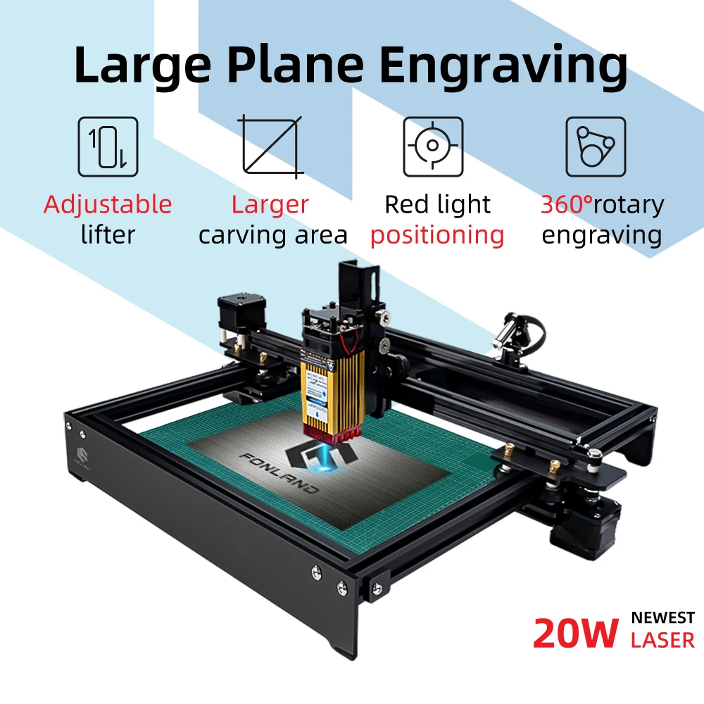 D3 Laser Engraving CNC Automatic Laser Engraver Marking Machine for Logo Wood Steel Plastic