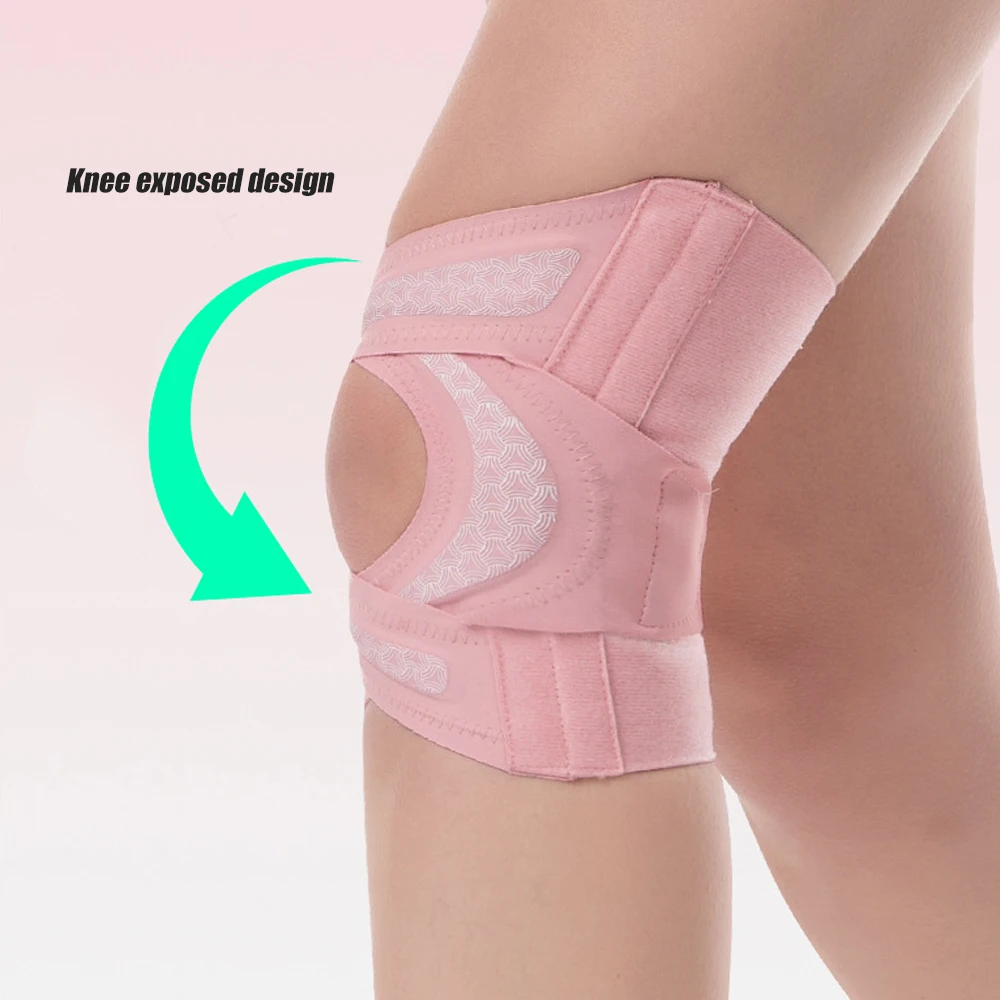 Hinge Knee Brace 1PC with Side Stabilizers Adjustable Support for Meniscus Tear Arthritis Knee Pain Relief for Men & Women