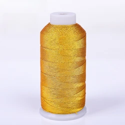 Metallic Silver and Gold Thread for Handmade Jewelry and DIY Crafts (Gold)