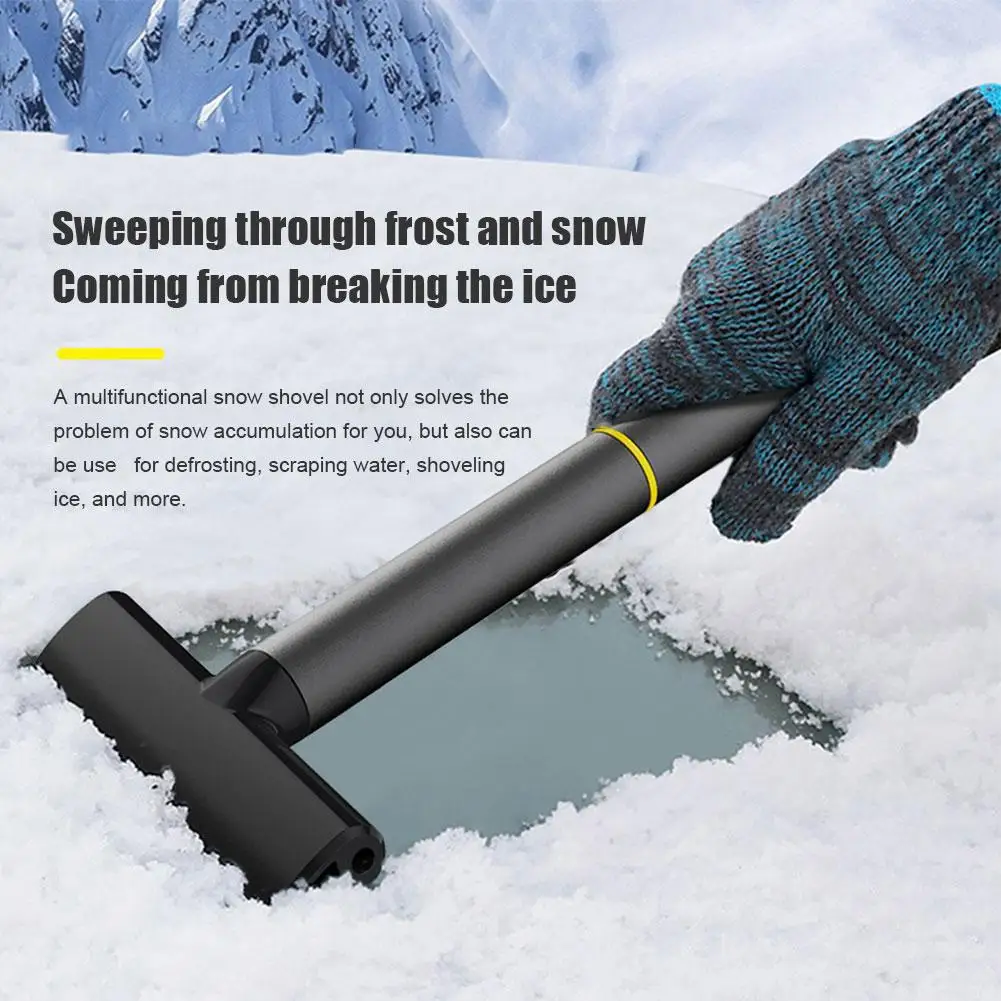 Shovel Multi-functional Auto Remover Cleaner Aluminum Alloy Window Glass Defroster Car Window Ice Scraper New