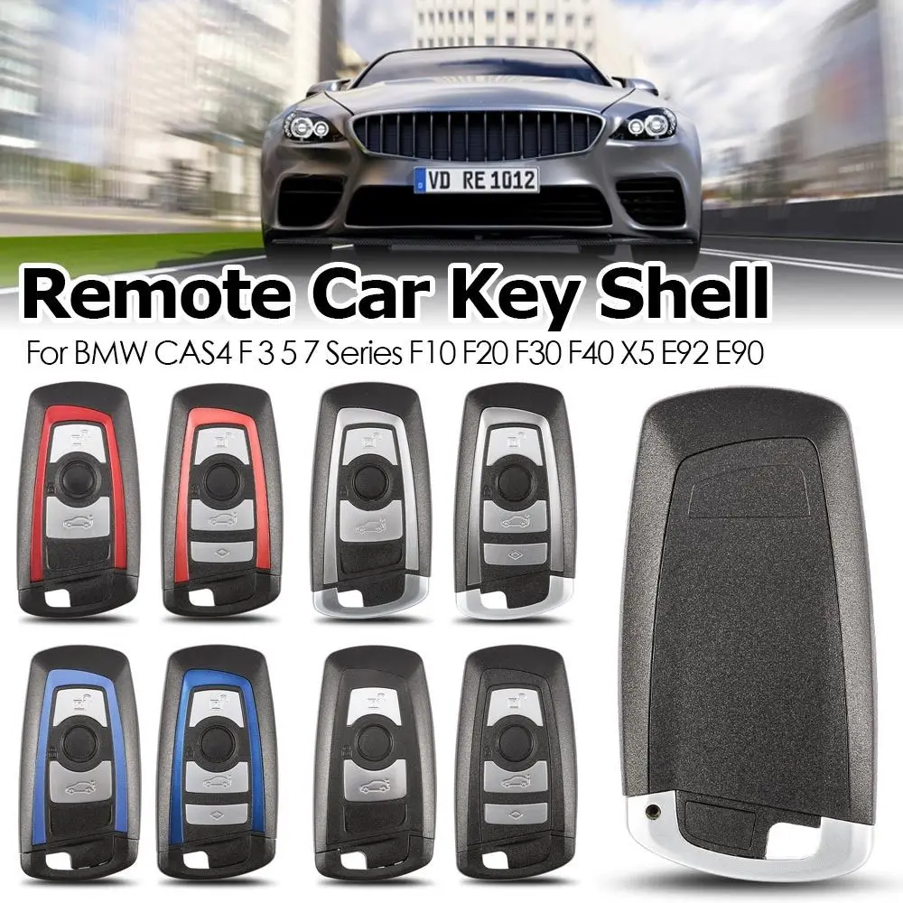 

3/4 Button Replacement Remote Smart Car Key Shell For BMW CAS4 F 3 5 7 Series F10 F20 F30 F40 X5 E92 E90 Key Case Cover