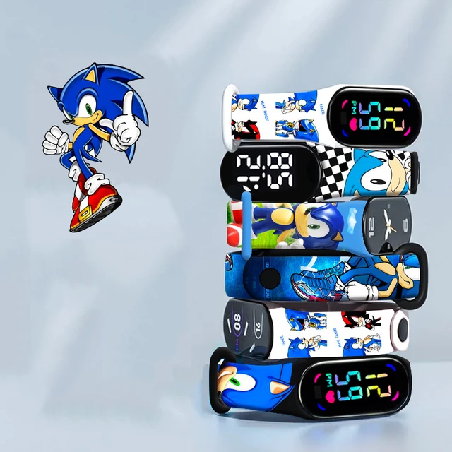 RELOJ LED SONIC THE HEDGEHOG