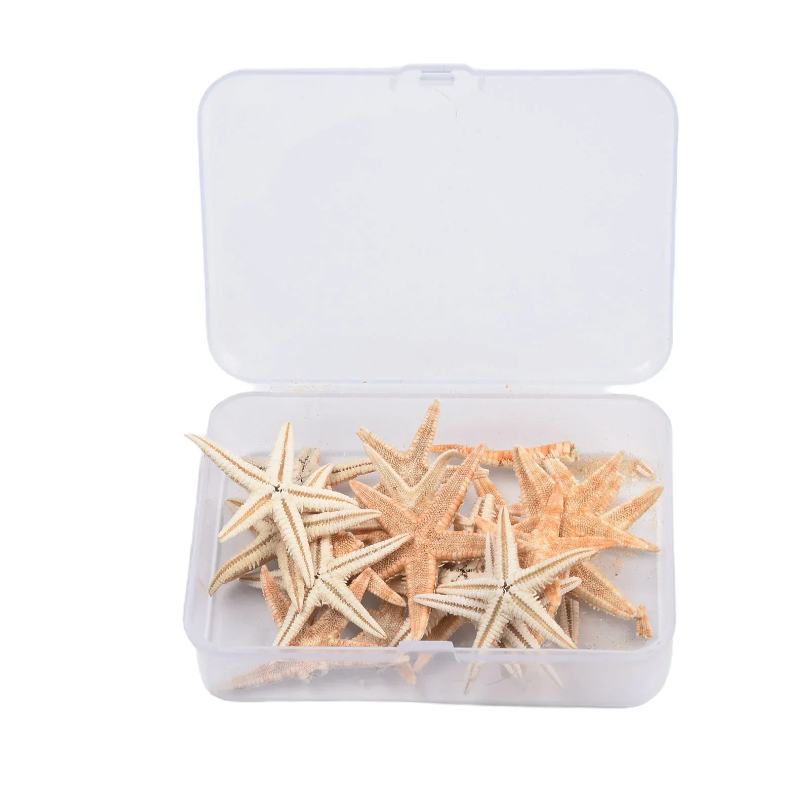 Natural Starfish Box Decoration Fish Tank Landscape Materials DIY Beach Crafts Home Decorations 20/50/100pcs resin starfish ornaments
