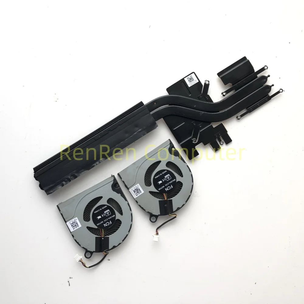 Acer Nitro 5 AN515 AN515-52 AN515-53 시리즈 노트북 방열판 + 팬 AT 용 원본 분해 2920010 C0 DC28000JRF0 100% 테스트됨