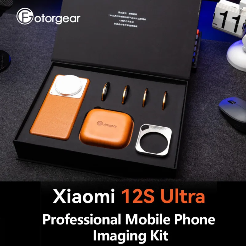 

Fotorgear профессиональный набор фильтров для телефона с сумкой для хранения для Xiaomi 12S Ультра чехол для телефона 52 мм CPL/ND/star/Black Mist Filter