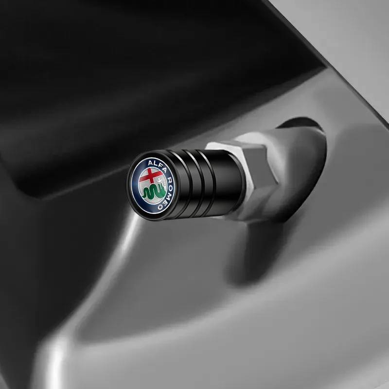 Premium Metal Car Wheel Tire Valve Caps - Air Stem Covers for Enhanced Vehicle Protection