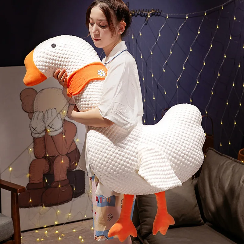 90-150CM Kawaii Husky Unicorn Goose Dinosaur Deer Peluche Toys Pregnant  Woman Sleeping Pillow Comforting Dolls for Girls