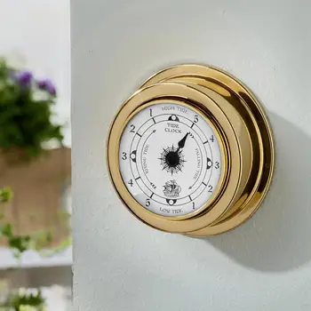 Orologio da marea Orologio da parete nautico portatile alto e basso diametro 98 mm per yacht nautici per interni ed esterni