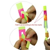 1-16pcs Amazing Light Toy Arrow LED Light Outdoor Party Fun Gift Rubber Band Ejector Night Light Rocket Helicopter Flying Toy 5