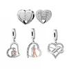 Fit Original Pan Charm Bracelet 925 Silver I Love You Forever Grandma Bead For Making Women Grandma Grandson Berloque 2024 DIY 1