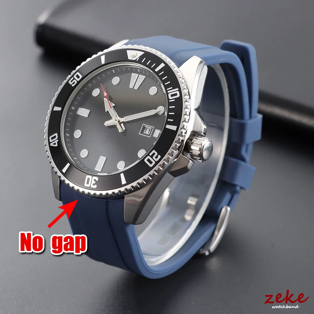 Universal Waterproof Silicone Sports Wristband – Curved End Rubber Strap