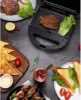 Sandwich Maker 3 in 1, Waffle Make with Removable Plate, Electric Press Grill, Sandwich Toaster with Detachable 6