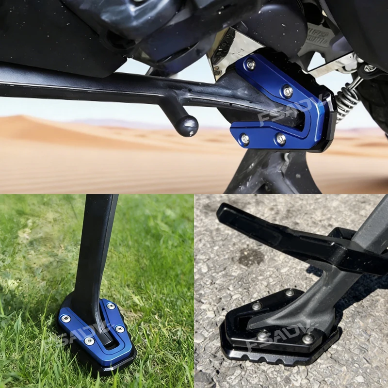 Enhanced Motorcycle Kickstand Pad Foot Side Stand Extension Plate Accessories