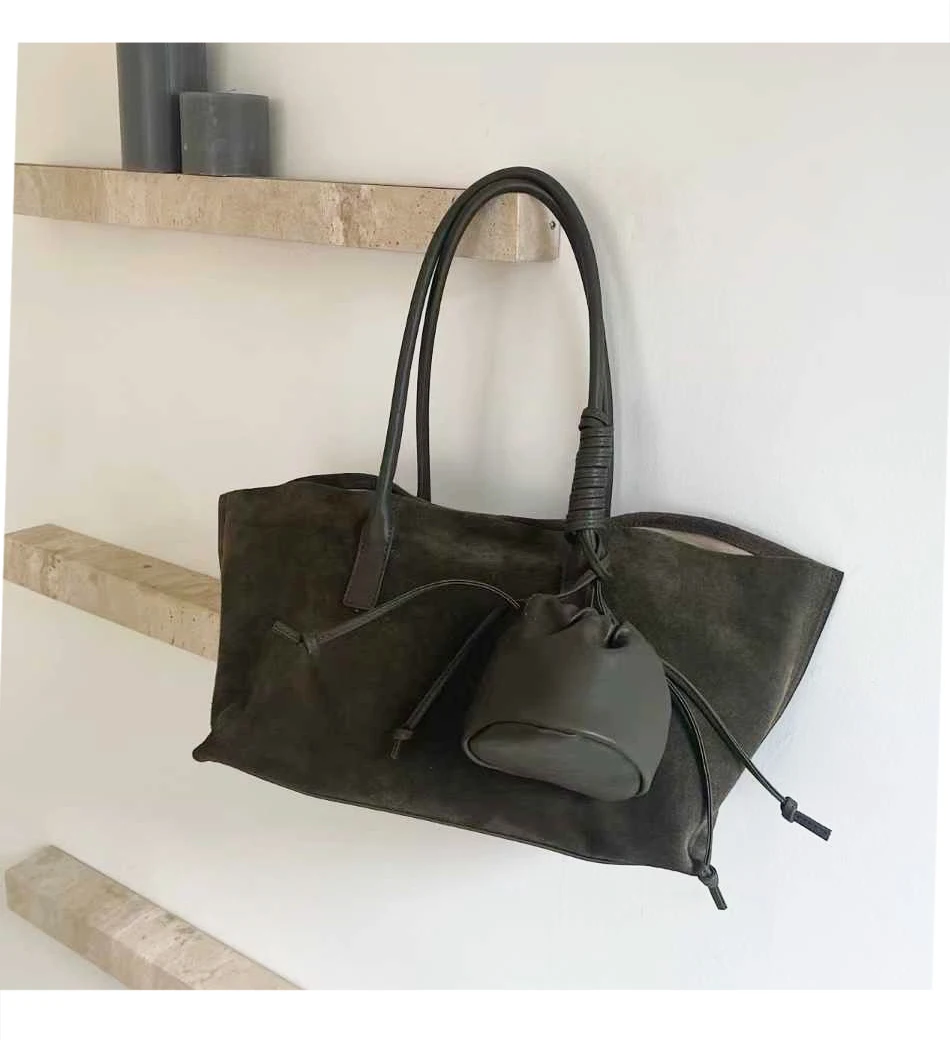 Custom Initials Genuine Leather Tote Bag For Women Luxury Designer Handbag Purse 2025 New In Cowhide With Inner Pockets Shoulder