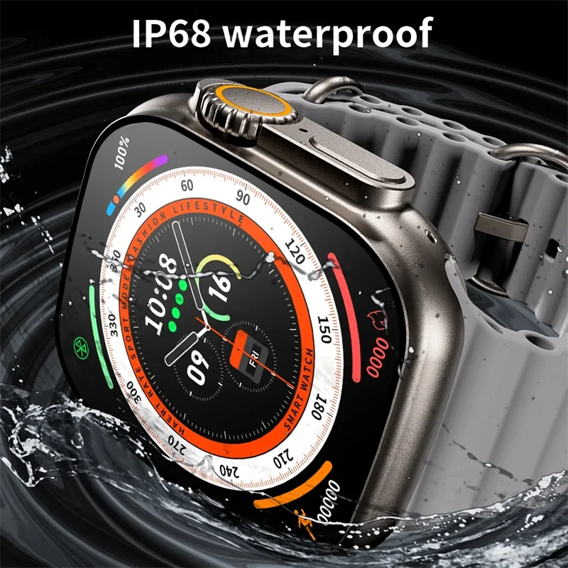 ZD8 Ʈ ƽ Ʈ ġ ø 8 49mm ƼŸ ձ ٵ 2.08 &ȭ NFC   ECG IP68  Ʈ ġ