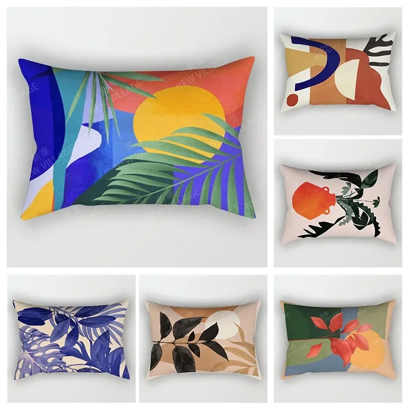 

Nordic fall home decor 30*50 throw pillow case sofa modern boho living room Cushion cover 30x50cm 40x60*40 plant pillowcase