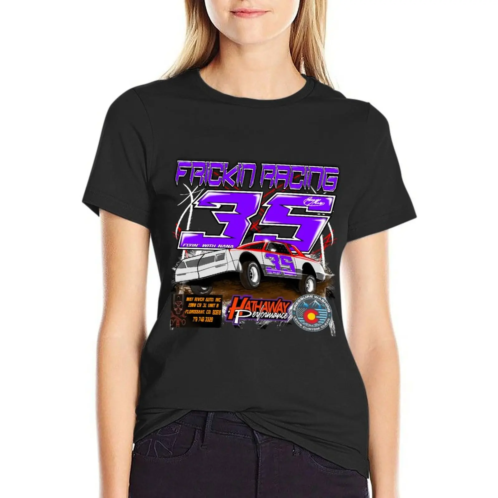 

Frickin Racing 2023 T-shirt female clothes for Women
