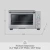 the Smart Oven®, Convection Toaster Oven, Small Electric Countertop Oven, BOV800XL, Brushed Stainless Steel 6