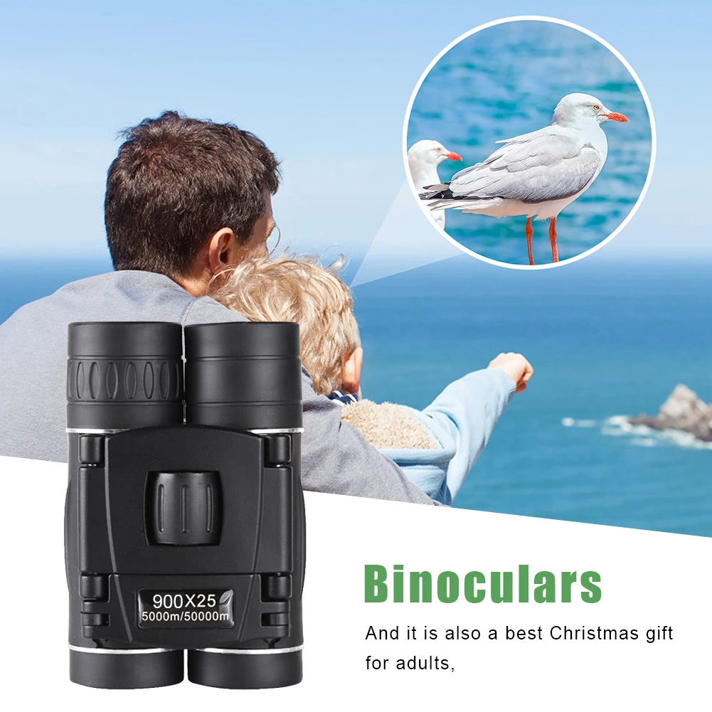 900X25 Professional Bak4 HD Powerful Binoculars Long Range Portable Zoom Telescope Waterproof Outdoor Camping Hiking Tools 2