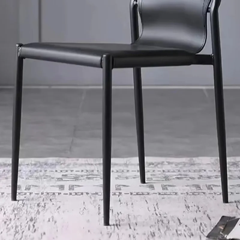 Set Of 4 Premium Dining Chairs Metal Modern Nordic Living Room Dining Chairs Designer Kitchen Chaise Salle A Manger Furniture