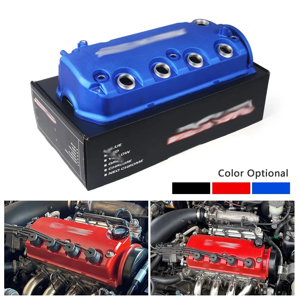 Aluminum Style Valve Racing Rocker Engine Chamber Cover for Honda Civic D16 VTEC D16Y8 D16Z6 engine rocker cover gasket