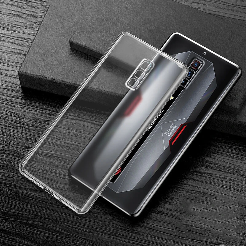 iphone 12 pro wallet case Silicone Clear TPU Case For ZTE Nubia Red Magic 6 6S Pro 6R 6Pro Ultra Crystal Back Cover For RedMagic 6 Pro 6R Case Capa Shell cute iphone 12 pro cases