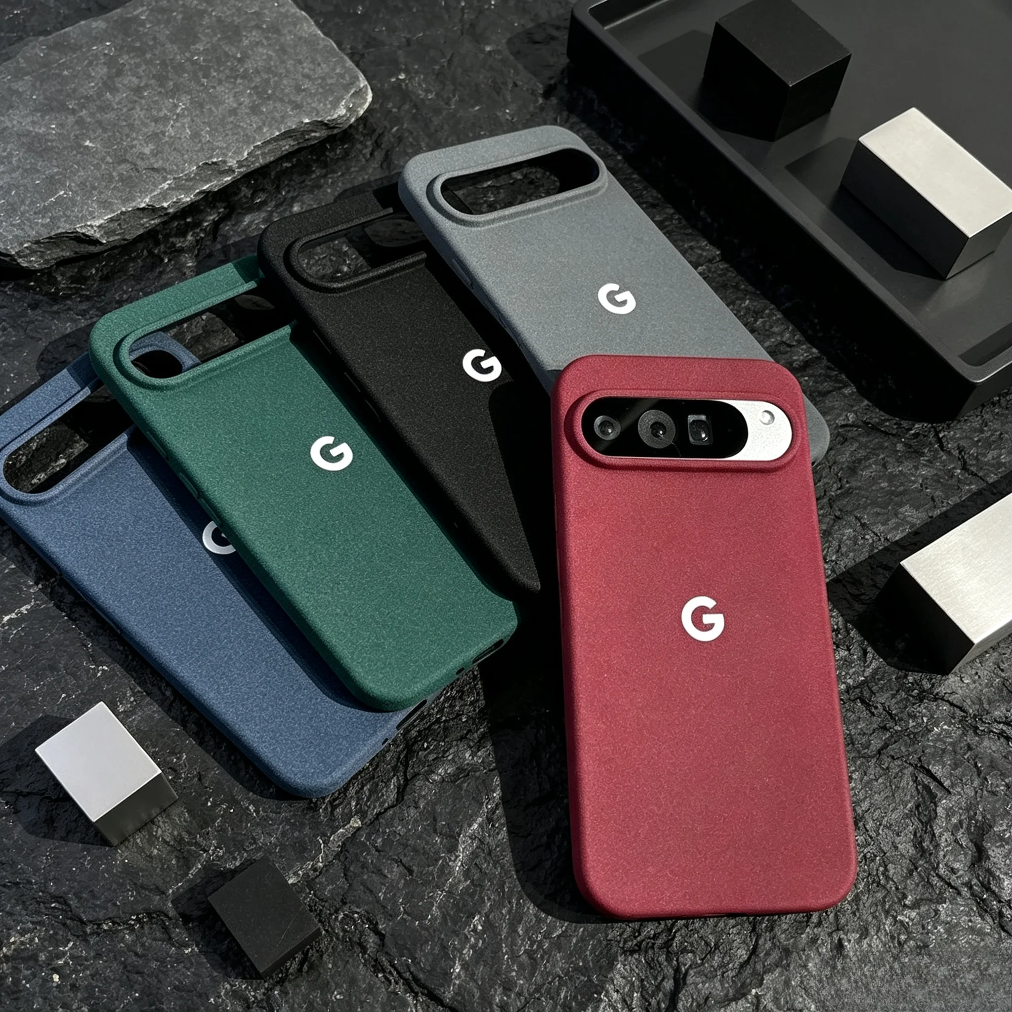 Solid Color Slim Matte Soft TPU Case - Frosted Sandstone Cover