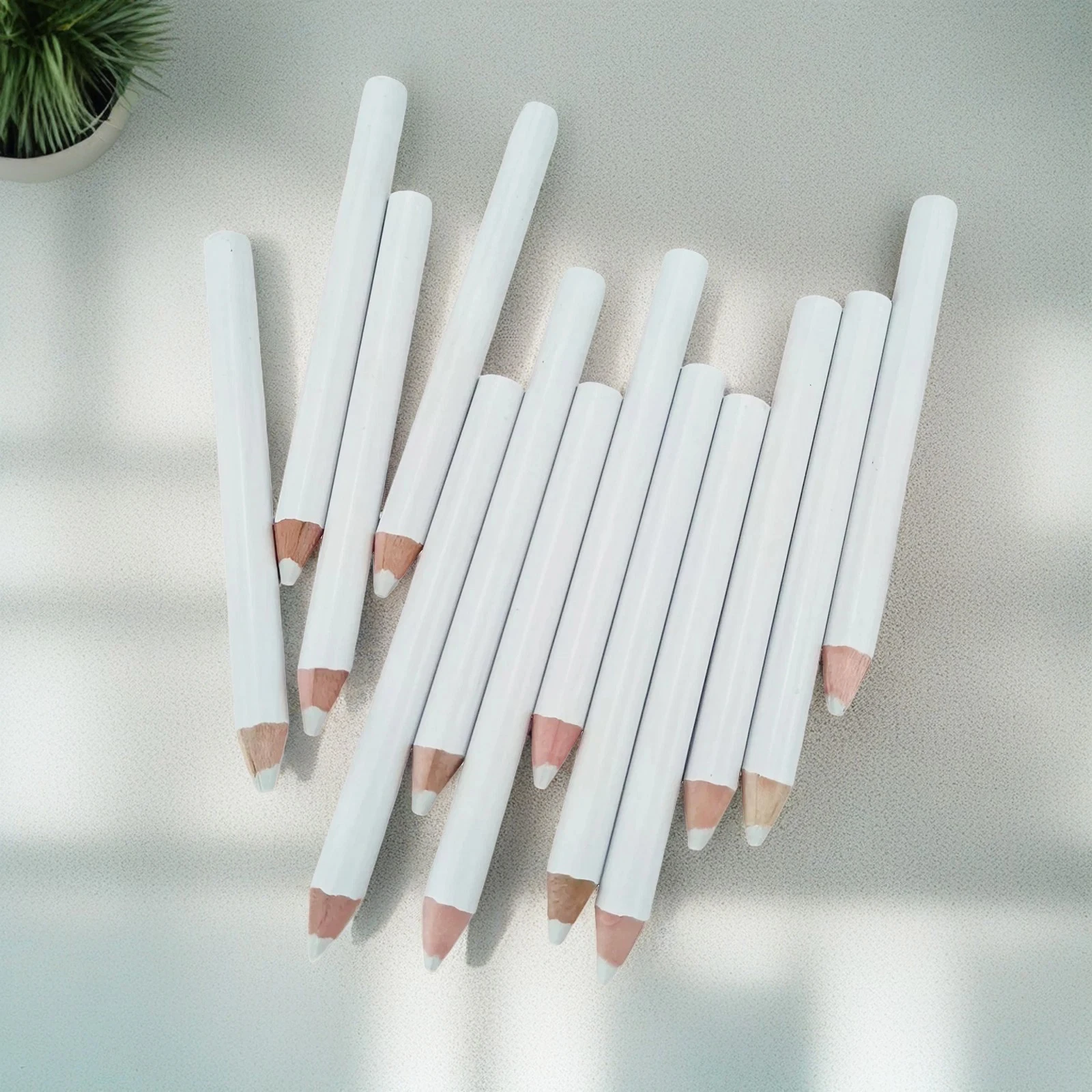 5/10pcs Rhinestone Picker Dotting Pencil White Wax Pen for Picking Up Stones Crystal Bead Applicator Nail Art Decoration Tools 5