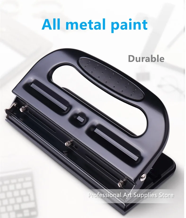 Adjustable Heavy Duty 4-Hole Punch