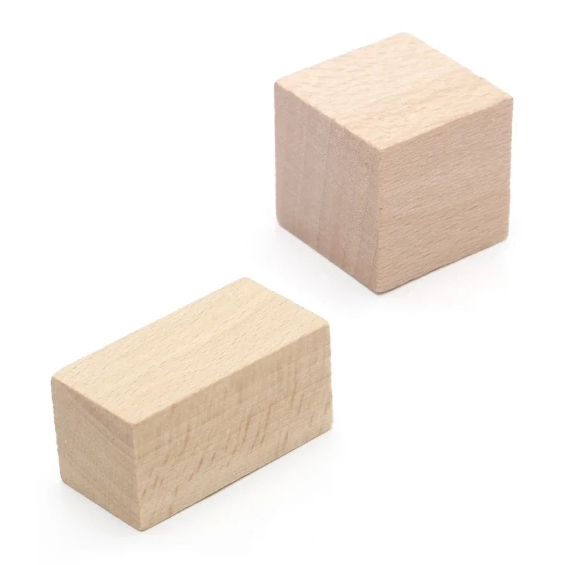 Wooden Geometric Solids 3-D Shapes Montessori for School Home