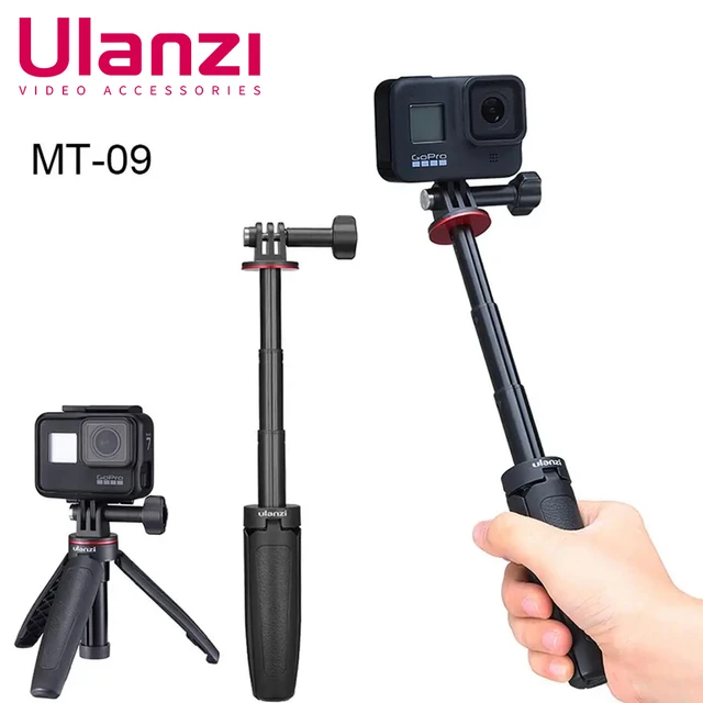 Vlog tripod: Ulanzi MT-09 GoPro tripod, grip & selfie stick