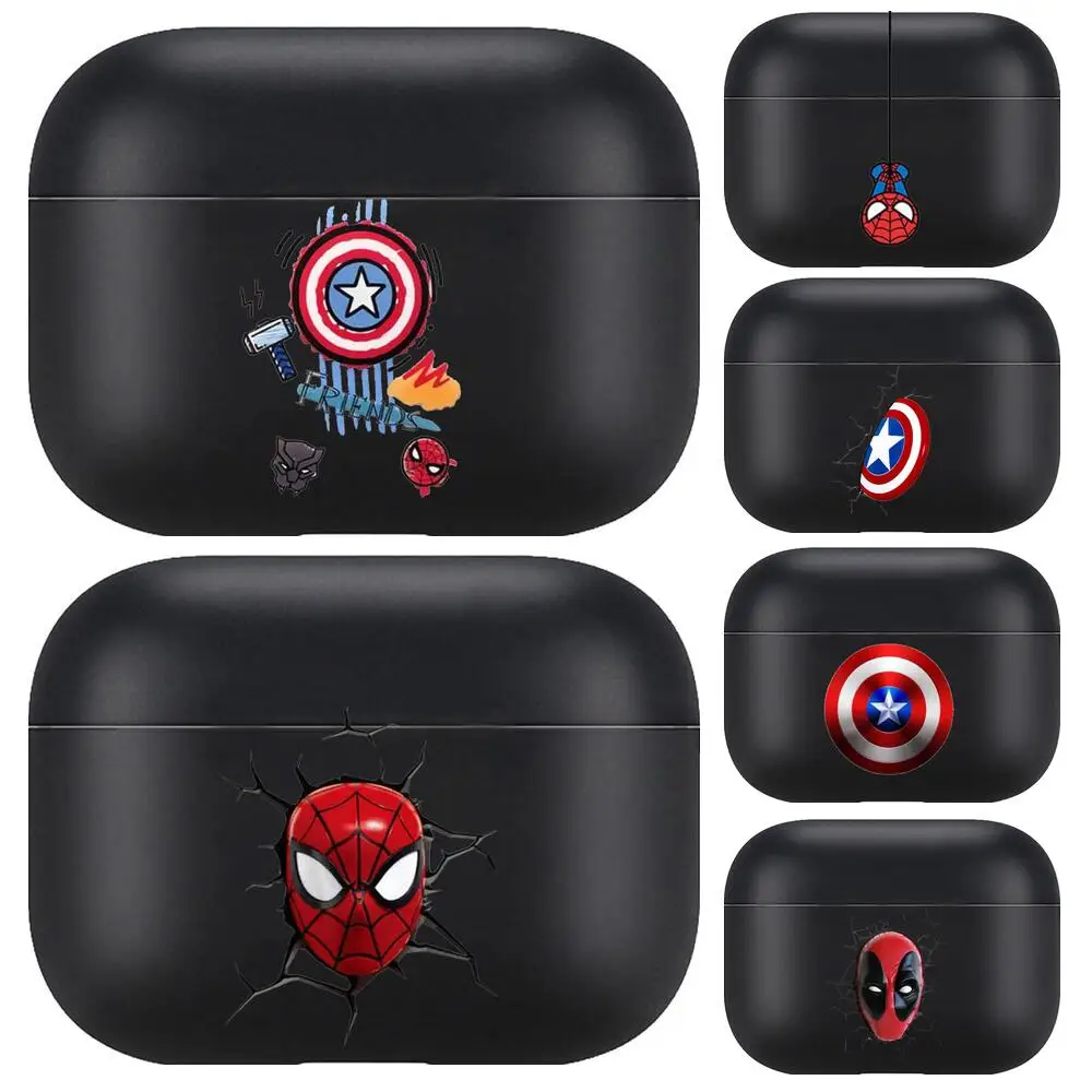 

Marvel Spiderman Iron Man For Airpods pro case Protective Bluetooth Wireless Earphone Cover for Air Pods airpod case air pod