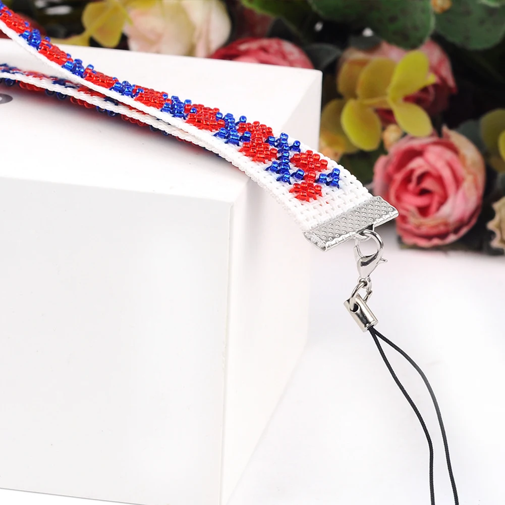 Square Beaded Counted Cross Stitch Ornament Kit Beaded Cross Stitch Making Kit DIY Hangings for Adults Beginners