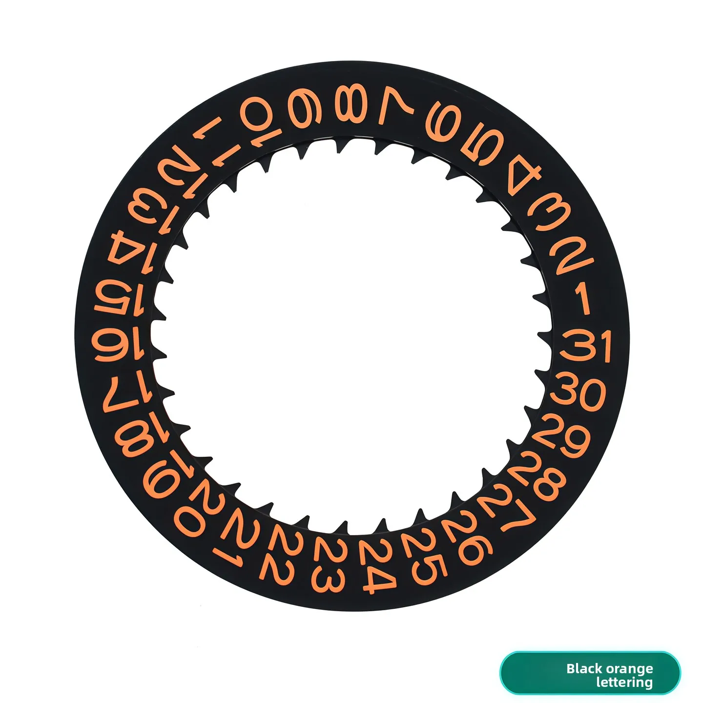 Luminous Watch Calendar Disc with Black, White, and Blue Date Wheel for Movement Modification and Repair, 3.0/3.8 Crown