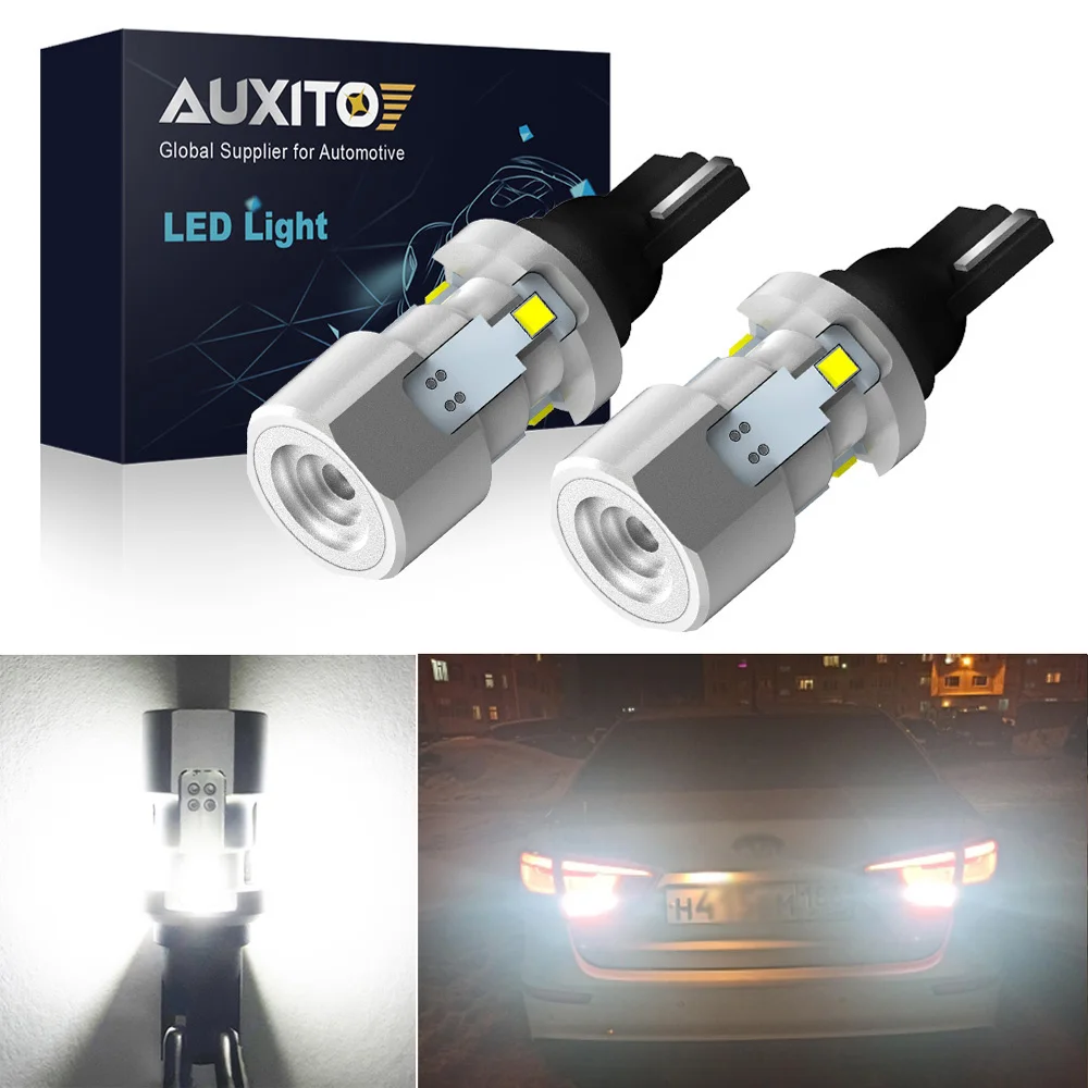 

AUXITO 2Pcs W16W T15 LED T16 Bulb Canbus Error Free Backup Reverse Led 921 912 LED Bulbs Car Lights Brake Lamp Stop Light White