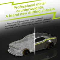 Turbo Racing 1:76 C65 Drift RC Car With Gyro Radio Full Proportional Remote Control Toys RTR Desktop Toys For Kids and Adults 2
