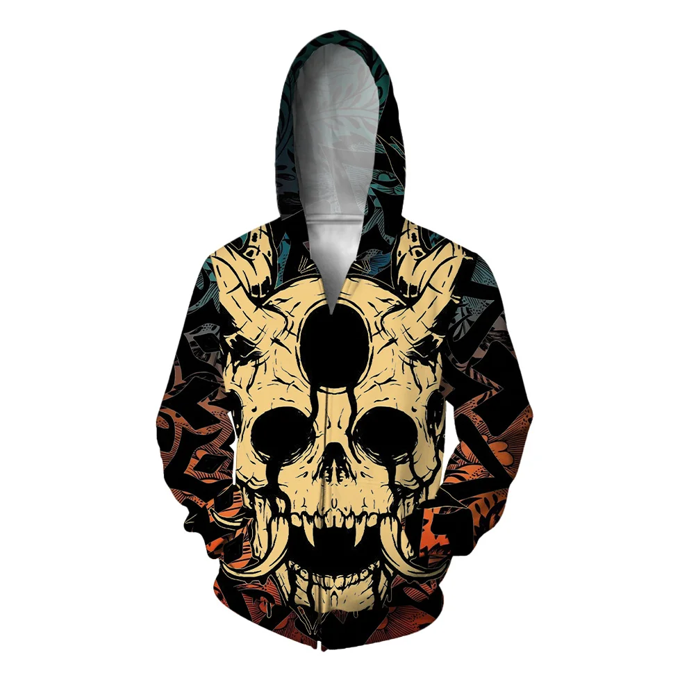 thumbnail image 1 of Sudadera con capucha personalizada para hombre, moderna y versátil, nueva en sudaderas, cómoda y elegante, con cremallera y gran tamaño, 1 of 4