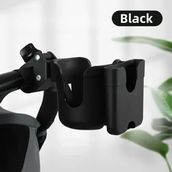 Universal Baby Stroller Cup and Phone Holder - Multifunctional Accessory (Black)