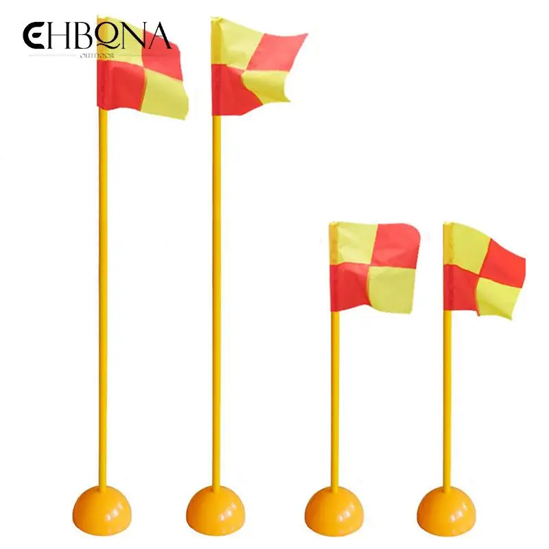 

New Water Injection Base Football Soccer Door Pole Flag Logo Bar Training Equipment Sign Obstacle Marker Rod Football Supplies